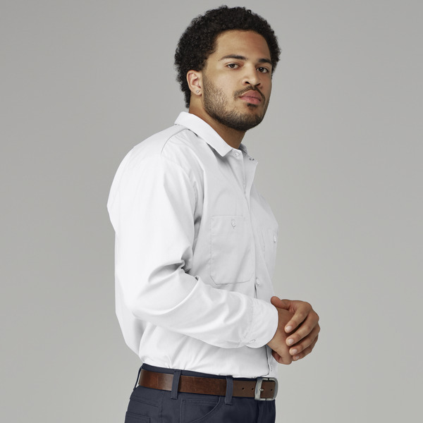 Men's Industrial Long-Sleeve Work Shirt - Front