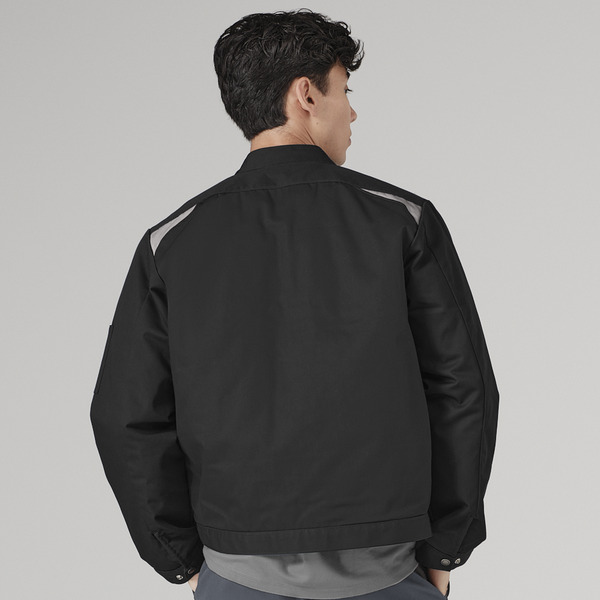 Men's Insulated Color Block Jacket - Front