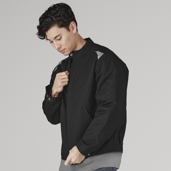 Men's Insulated Color Block Jacket - Front