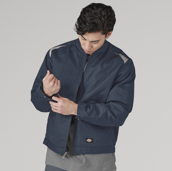 Men's Insulated Color Block Jacket - Front