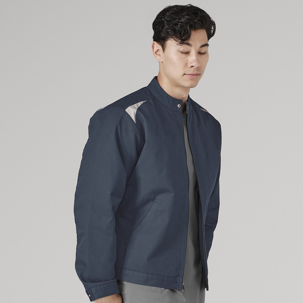 Men's Insulated Color Block Jacket - Front