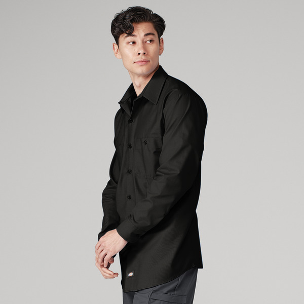Men's Industrial WorkTech Ventilated Long-Sleeve Work Shirt With Cooling Mesh - Front