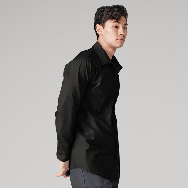 Men's Industrial WorkTech Ventilated Long-Sleeve Work Shirt With Cooling Mesh - Front