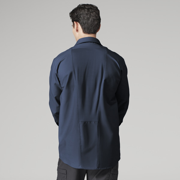 Men's Industrial WorkTech Ventilated Long-Sleeve Work Shirt With Cooling Mesh - Front