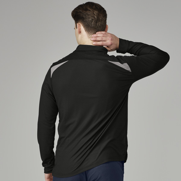 Men's Team Performance Long-Sleeve Polo - Front
