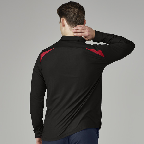 Men's Team Performance Long-Sleeve Polo - Front