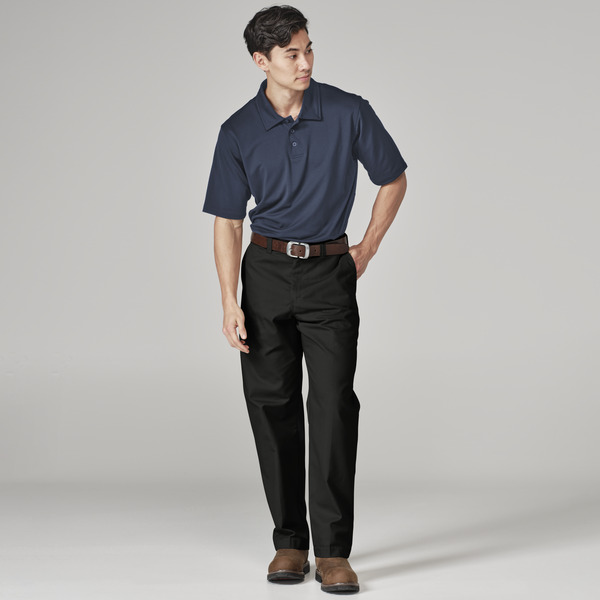 Men's WorkTech Polo Shirt With Cooling Mesh - Front