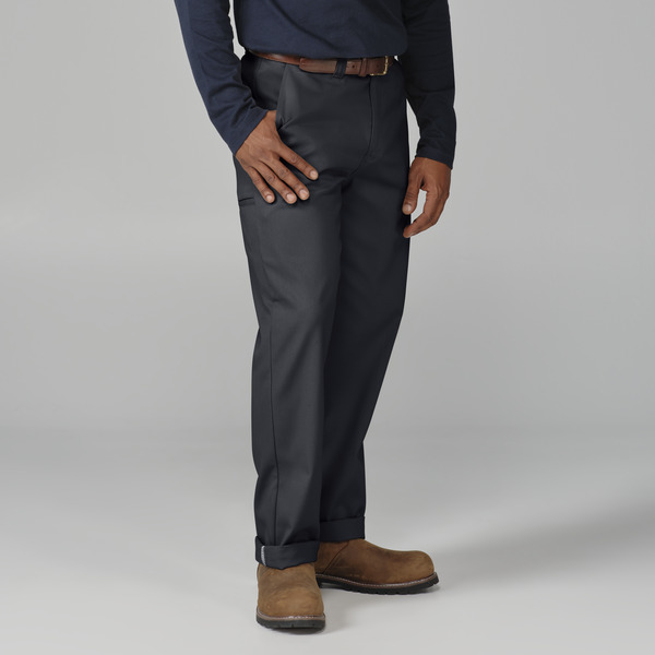 Men's Premium Industrial Flat Front Comfort Waist Pant - Front