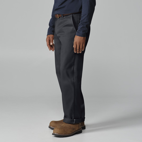 Men's Premium Industrial Flat Front Comfort Waist Pant - Front