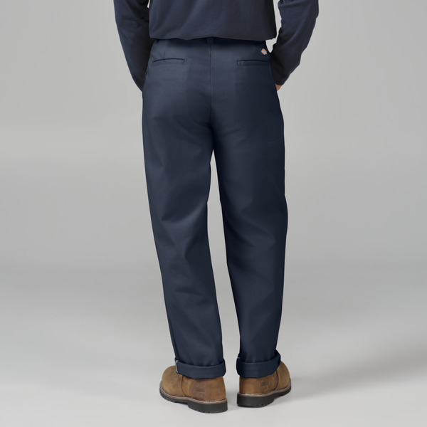 Men's Premium Industrial Flat Front Comfort Waist Pant - Front