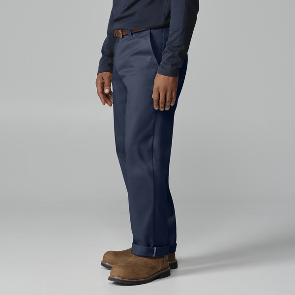 Men's Premium Industrial Flat Front Comfort Waist Pant - Front