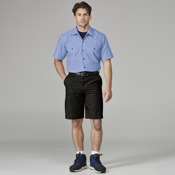 Shorts cargo industriales premium de 11" - Parte Delantera