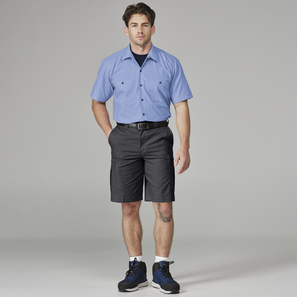Shorts cargo industriales premium de 11" - Parte Delantera