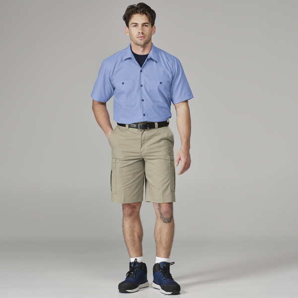 Shorts cargo industriales premium de 11" - Parte Delantera