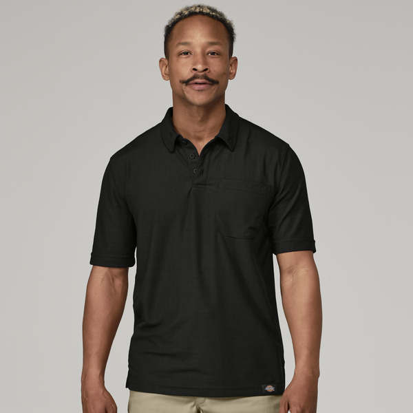 Men's Pocketed Performance Polo - Front