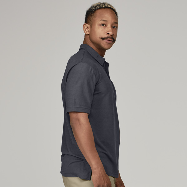 Men's Pocketed Performance Polo - Front