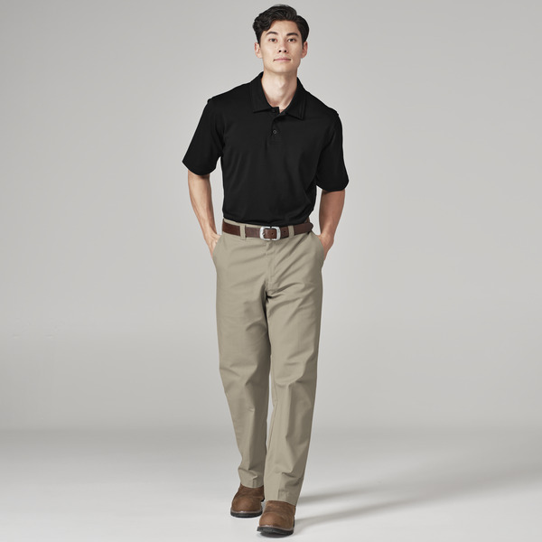 Men's WorkTech Polo Shirt With Cooling Mesh - Front