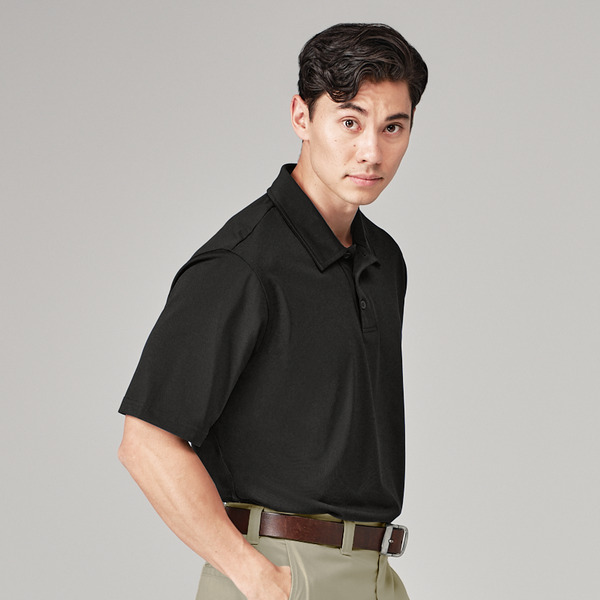Men's WorkTech Polo Shirt With Cooling Mesh - Front