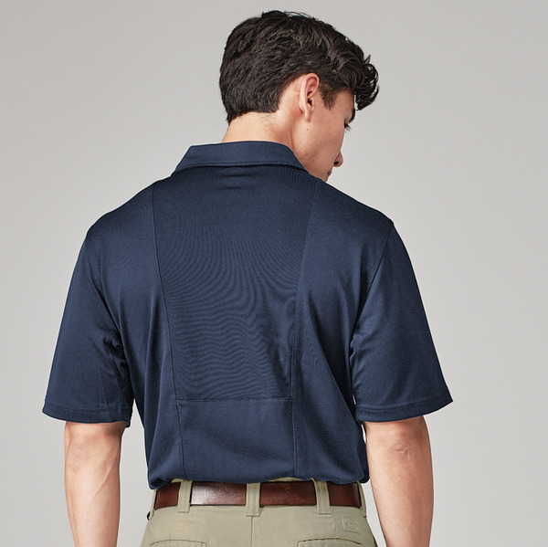 Men's WorkTech Polo Shirt With Cooling Mesh - Front