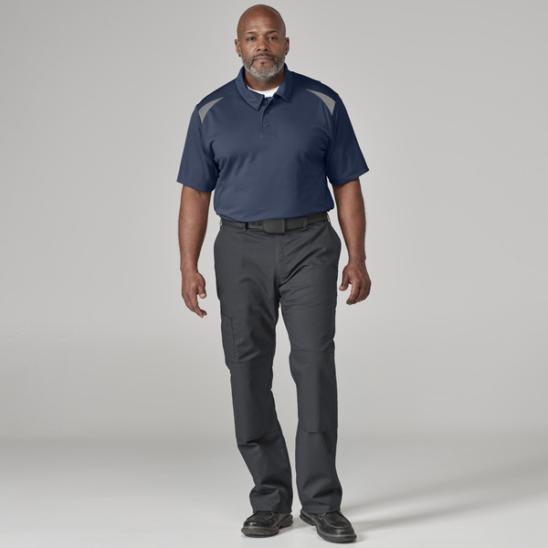 Men's Premium Industrial Flat Front Comfort Waist Pant - Front