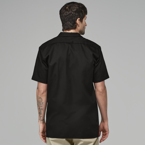 Men's Industrial Cotton Short-Sleeve Work Shirt - Front