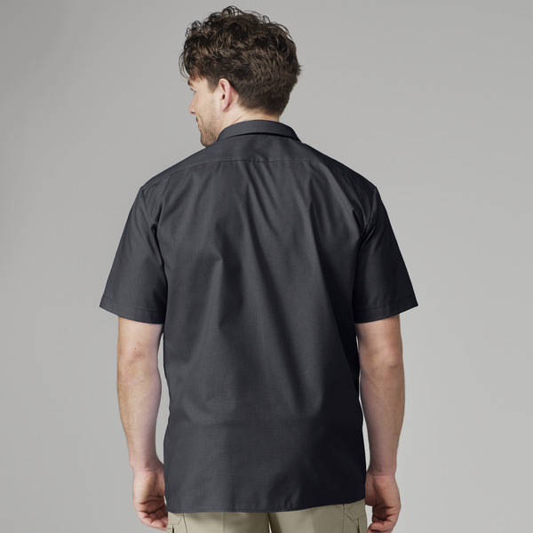 Men's Industrial Short-Sleeve Work Shirt - Front