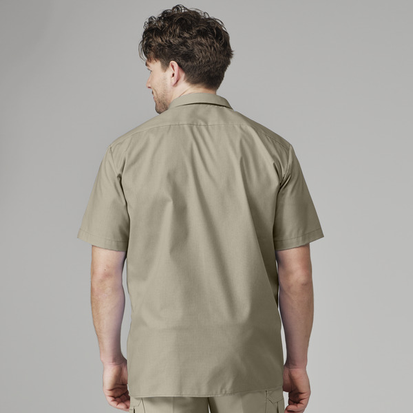 Men's Industrial Short-Sleeve Work Shirt - Front