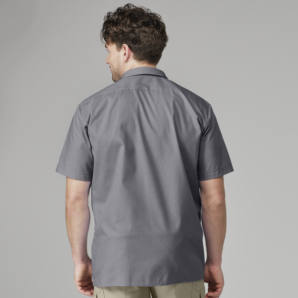 Men's Industrial Short-Sleeve Work Shirt - Front