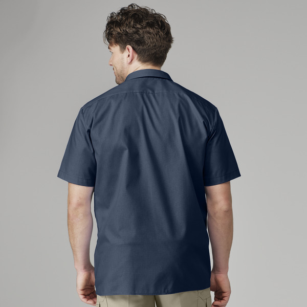 Men's Industrial Short-Sleeve Work Shirt - Front