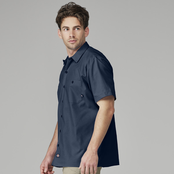 Camisa industrial de manga corta - Parte Delantera