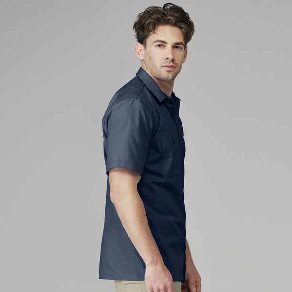 Men's Industrial Short-Sleeve Work Shirt - Front