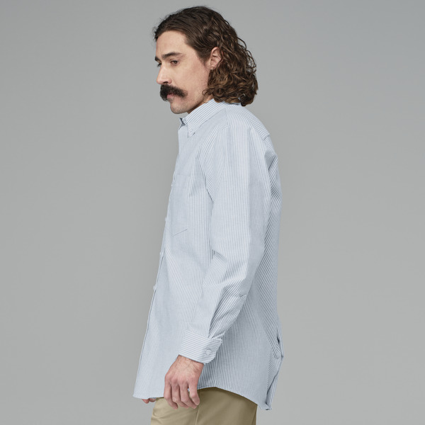 Men's Button-Down Long-Sleeve Oxford Shirt - Front