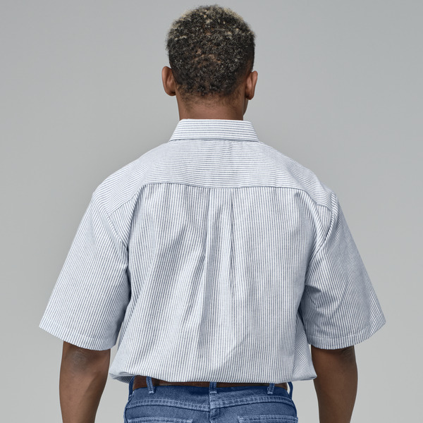Men's Button-Down Oxford Short-Sleeve Shirt - Front