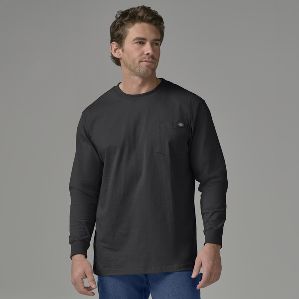 Playera gruesa de algodón de manga larga - Parte Delantera