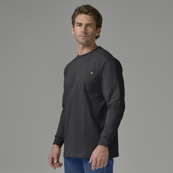 Playera gruesa de algodón de manga larga - Parte Delantera