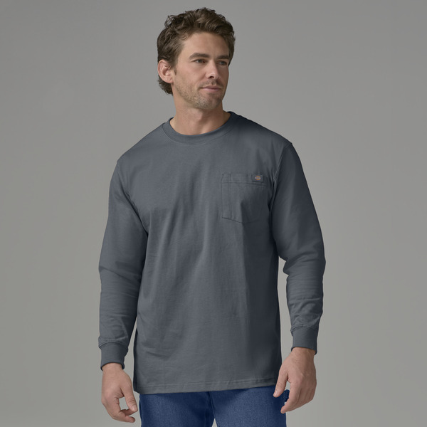 Playera gruesa de algodón de manga larga - Parte Delantera