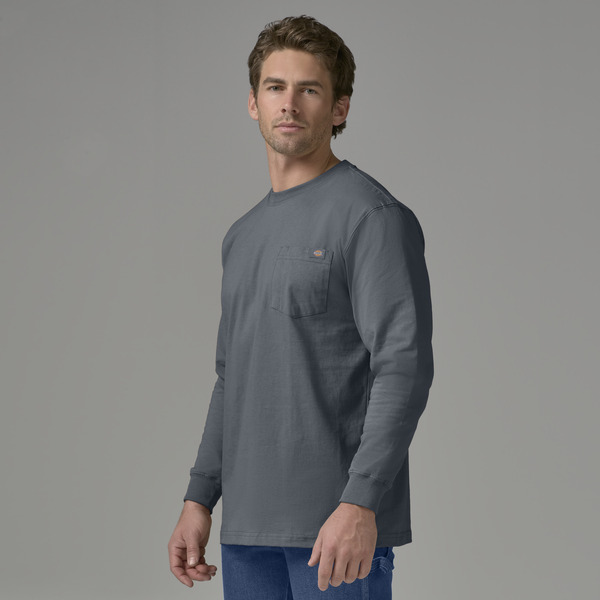 Playera gruesa de algodón de manga larga - Parte Delantera