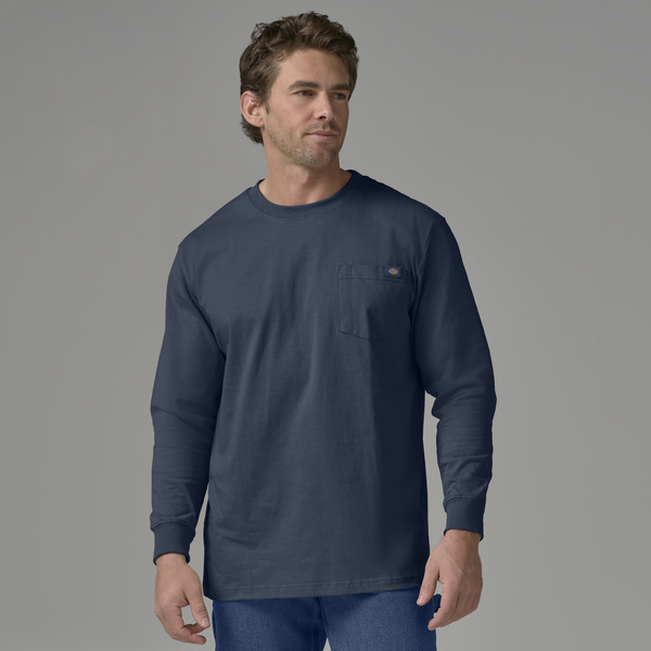 Playera gruesa de algodón de manga larga - Parte Delantera