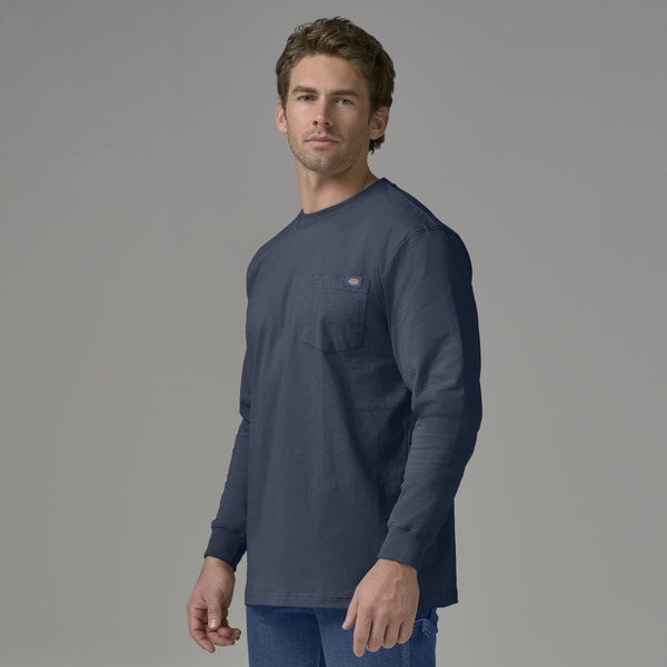 Playera gruesa de algodón de manga larga - Parte Delantera