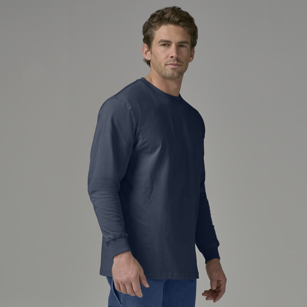 Playera gruesa de algodón de manga larga - Parte Delantera