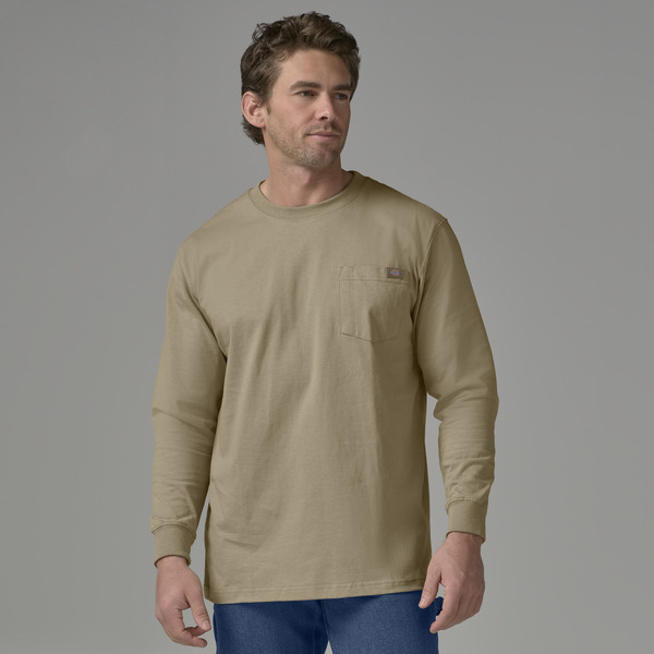 Playera gruesa de algodón de manga larga - Parte Delantera