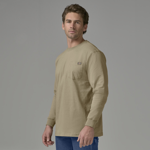 Playera gruesa de algodón de manga larga - Parte Delantera
