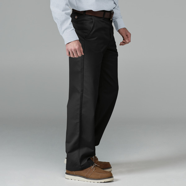 Men's Cotton Flat Front Casual Pant - Front