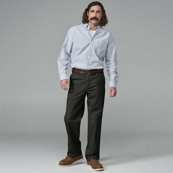 Men's Button-Down Long-Sleeve Oxford Shirt - Front