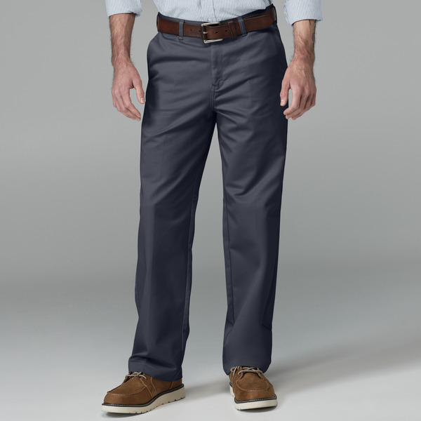 Men's Cotton Flat Front Casual Pant - Front