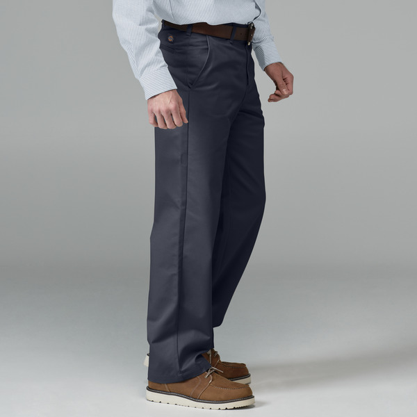 Men's Cotton Flat Front Casual Pant - Front