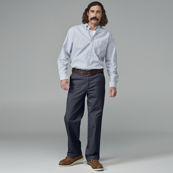 Men's Button-Down Long-Sleeve Oxford Shirt - Front
