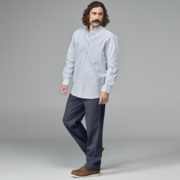 Men's Button-Down Long-Sleeve Oxford Shirt - Front