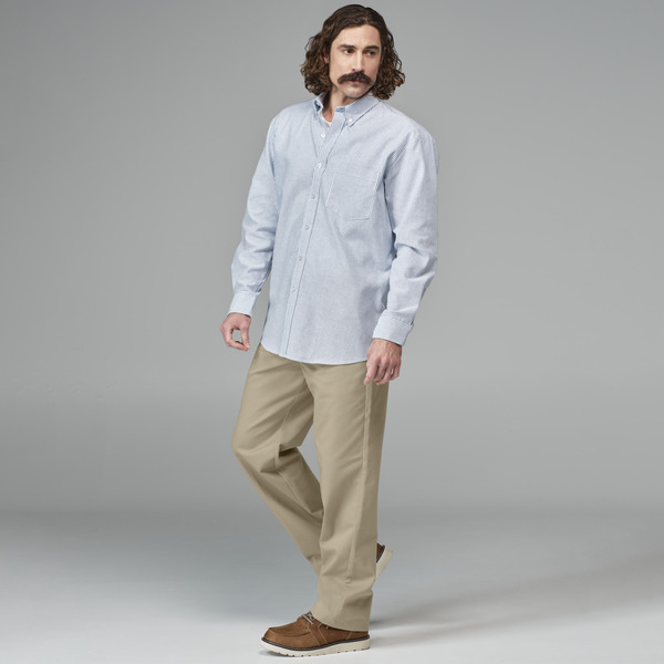 Men's Button-Down Long-Sleeve Oxford Shirt - Front