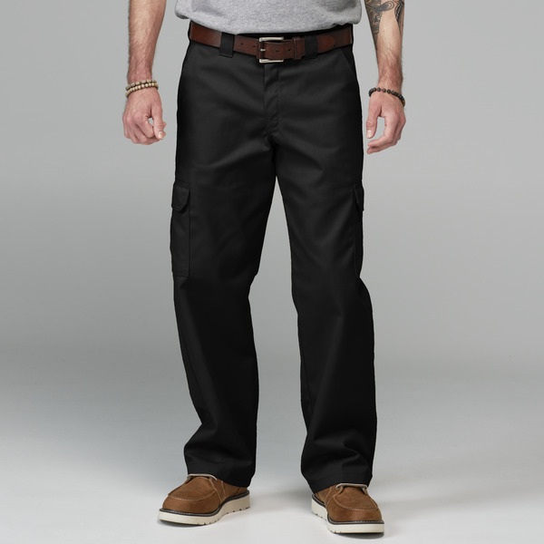Men's Industrial Relaxed Fit Straight Leg Cargo Work Pant - Front